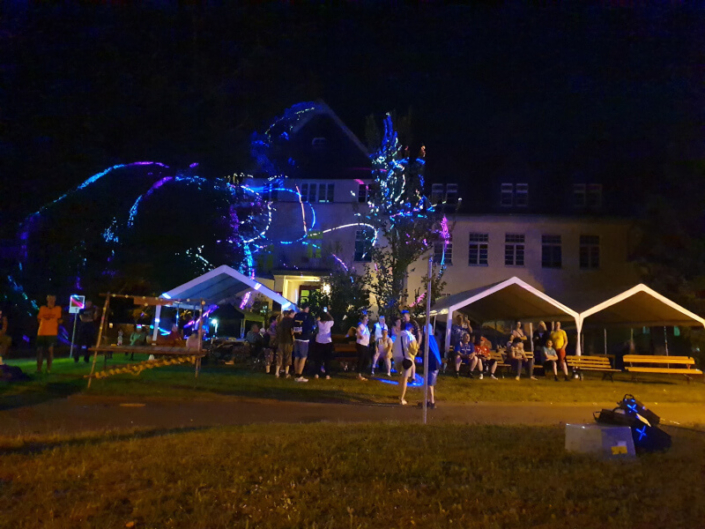 Impressionen vom Sommerfest der Brücke Hochweitzschen 2023 Lasershow